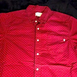 Vintage obey propaganda button up tee